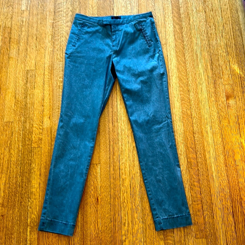 NWT cotton slim pants from ATM in steel color